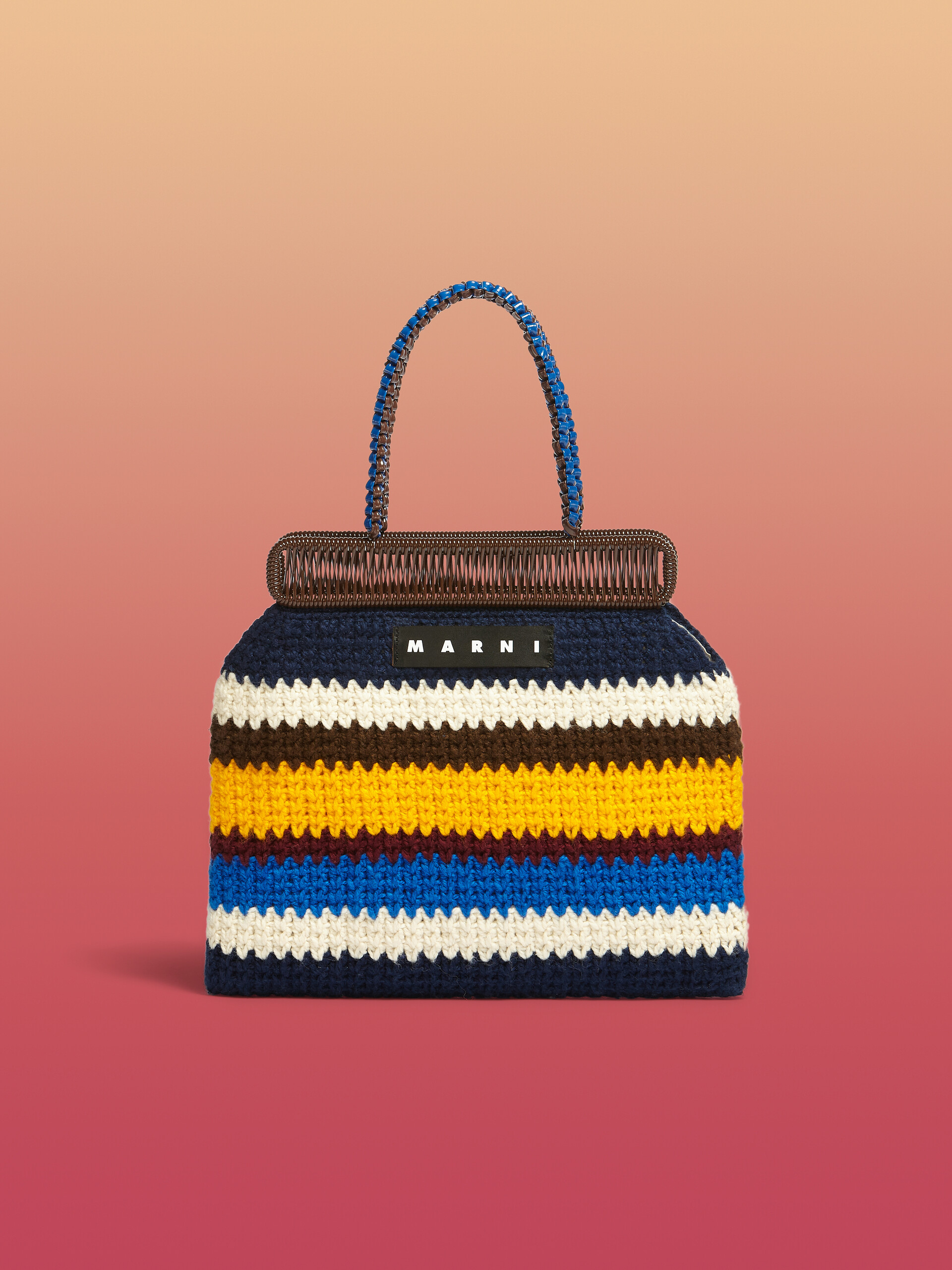 Great Gift | Crochet Wool Marni Market Bag